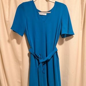 Amanda Uprichard Vibrant Blue shift Dress